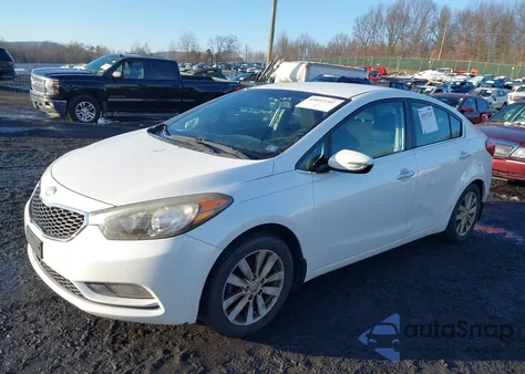 2014 Kia Forte Ex from USA, damaged, VIN KNAFX4A8XE5052471